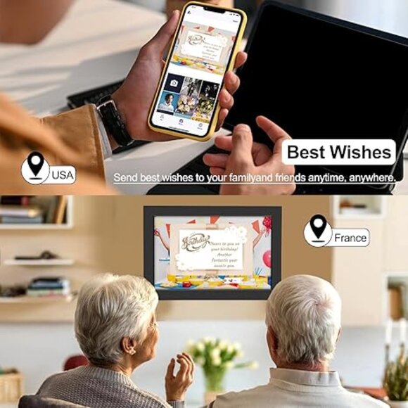 Bgift 10.1 Inch WiFi Digital Picture Frame (Type C USB) - Picture 6 of 6